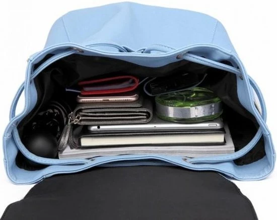 Coupon π Blixt Dames Rugzak - Kunstleer - Rug Zak Voor Dames - Groot Vak - Ritssluiting - Extra Koordjes - Sky Blue π― 7 Coupon π Blixt Dames Rugzak - Kunstleer - Rug Zak Voor Dames - Groot Vak - Ritssluiting - Extra Koordjes - Sky Blue π― - Afbeelding 5