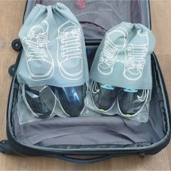 Top 10 😍 SUNMOOL Schoenenzak - Schoenentas - Schoenenzakken - Reis & Opberg Tas Voor Schoenen & Kleding - Waterafstotende Organizer Zak - Grijs - 44 X 32cm - 5Stuks ❤️ -Samsonite Winkel 550x438 9