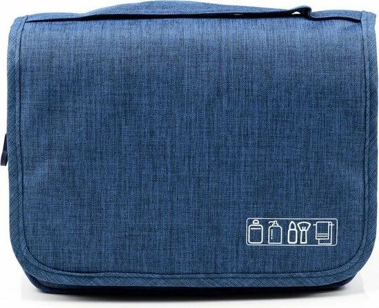 Promo ๐ Merkloos Decopatent® Ophangbare Toilettas Met Haak - Dames & Heren - Travel Bag Organizer - Waterdichte Reis Tas - Mannen & Vrouwen - Blauw ๐ 4 Promo ๐ Merkloos Decopatent® Ophangbare Toilettas Met Haak - Dames & Heren - Travel Bag Organizer - Waterdichte Reis Tas - Mannen & Vrouwen - Blauw ๐ - Afbeelding 2