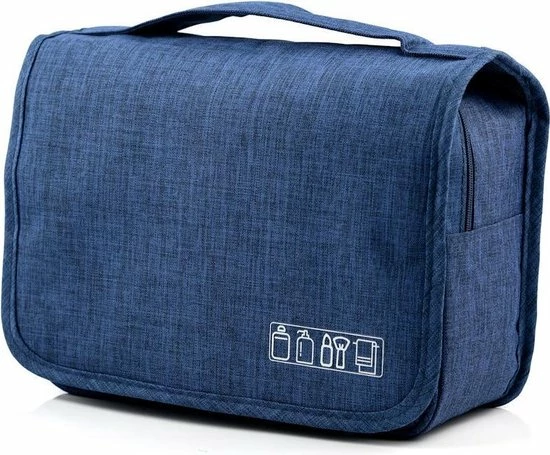 Promo ๐ Merkloos Decopatent® Ophangbare Toilettas Met Haak - Dames & Heren - Travel Bag Organizer - Waterdichte Reis Tas - Mannen & Vrouwen - Blauw ๐ 7 Promo ๐ Merkloos Decopatent® Ophangbare Toilettas Met Haak - Dames & Heren - Travel Bag Organizer - Waterdichte Reis Tas - Mannen & Vrouwen - Blauw ๐ - Afbeelding 5