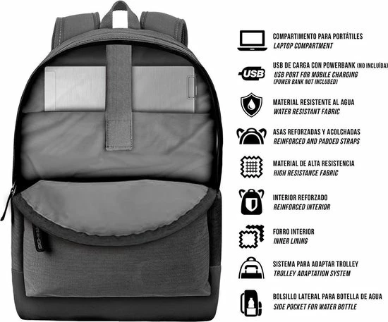 Goedkoopste ⌛ Stranger Things - Rugzak - Hoogte 44cm ✔️ 8 Goedkoopste ⌛ Stranger Things - Rugzak - Hoogte 44cm ✔️ - Afbeelding 6