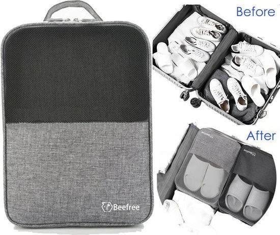 Kopen π Beefree Schoenen Organiser | Schoenenzak | Schoenentas | Grijs π 3 Kopen π Beefree Schoenen Organiser | Schoenenzak | Schoenentas | Grijs π