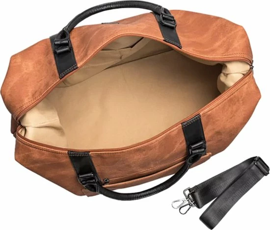 Beste deal 𧨠Lycke Oslo Reistas / Weekendtas - 40 X 50 X 20 Cm - 40 Liter - Kim - Cognac β€οΈ 5 Beste deal 𧨠Lycke Oslo Reistas / Weekendtas - 40 X 50 X 20 Cm - 40 Liter - Kim - Cognac β€οΈ - Afbeelding 3