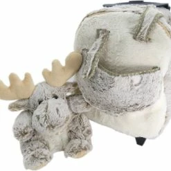 Korting ✔️ Inware Kinder Koffer Eland - Multifunctionele Kindertrolley Knufel - Kindertrolley Op Wieltjes - Knuffelrugzak - Rugzak 😀 -Samsonite Winkel 550x475