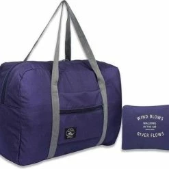 Beste Pirce ❤️ Merkloos Duffelbag - Reistas - Sporttas - Opvouwbare Reistas - Weekendtas - Donkerblauw ✨