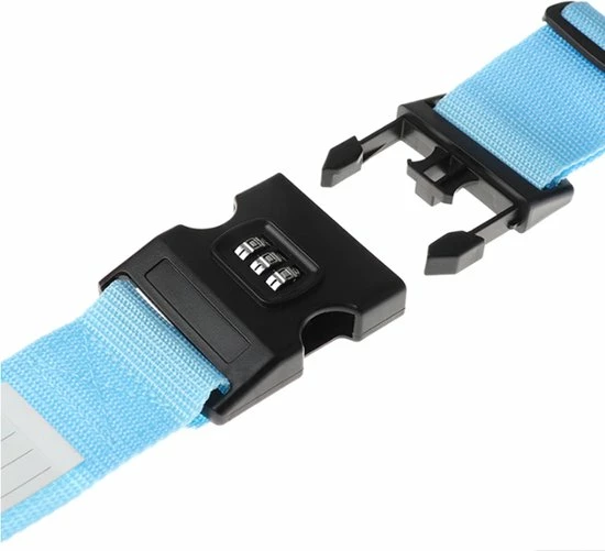 Promo π UNRL - Kofferriem Met Cijferslot - 3-cijfer Slot - Bagageriem - Kofferriem - Verstelbaar - 200 * 5 Cm - Rood π 4 Promo π UNRL - Kofferriem Met Cijferslot - 3-cijfer Slot - Bagageriem - Kofferriem - Verstelbaar - 200 * 5 Cm - Rood π - Afbeelding 2