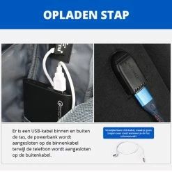 Goedkoop ✔️ Brandie® - Rugzak - Laptop Rugzak Tot 15.6 Inch Voor Unisex - Schooltas - Waterdicht - Anti-diefstal TSA Slot - USB Poort - Met Regenhoes - Schoudertas Voor Reizen En Zakelijk Werk - Gewicht 1.3KG - Maat18*30*47 Inch - Zwart 🔥 -Samsonite Winkel 550x503 6
