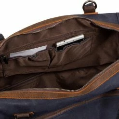 Aanbiedingen ⌛ Mustang® Official Mustang® Genua Sporttas - Weekendtas - Reistas - Sporttas - 👜 Handbagage - 42 Liter - Canvas - Blue Denim 🎉 -Samsonite Winkel 550x504 3