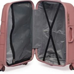 Beste Verkoop 👏 ©TROLLEYZ - Paris No.5 - Reiskoffer - 69cm Met TSA Slot - Dubbele Wielen - 360° Spinners - 100% Polypropyleen - Reiskoffer In Rose Blush ✔️ -Samsonite Winkel 550x505 3