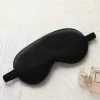 Goedkoopste 👍 Merkloos Premium Zacht Zijden Slaapmasker - Verduisterend - Zwart - Verkrijgbaar In Veel Verschillende Kleuren ⌛