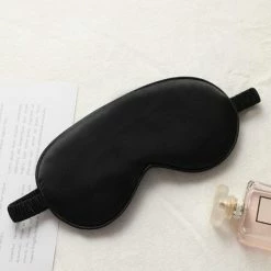 Goedkoopste 👍 Merkloos Premium Zacht Zijden Slaapmasker - Verduisterend - Zwart - Verkrijgbaar In Veel Verschillende Kleuren ⌛