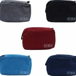 Flash-uitverkoop 🤩 Denver Travel Toilettas Met Haak En Opbergvakken - Heren & Dames - Waterafstotend - Grijs 👍 -Samsonite Winkel 550x516