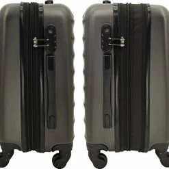 Beste Pirce 🤩 SB Travelbags 'Expandable' 👜 Handbagage Koffer 51cm 4 Wielen Trolley - Donker Grijs ✨ -Samsonite Winkel 550x517 3