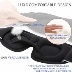 Beste deal π JBE Slaapmasker- Voor Mannen En Vrouwen - Traagschuim Oogmasker - Nachtmasker - 100% Verduisterend π 15 Beste deal π JBE Slaapmasker- Voor Mannen En Vrouwen - Traagschuim Oogmasker - Nachtmasker - 100% Verduisterend π -Samsonite Winkel 550x523 5