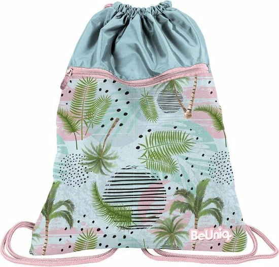 Uitgang π BeUniq Gymbag Hawaii - 47 X 37 Cm - Aqua π 3 Uitgang π BeUniq Gymbag Hawaii - 47 X 37 Cm - Aqua π