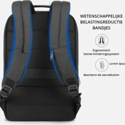 Goedkoop ✔️ Brandie® - Rugzak - Laptop Rugzak Tot 15.6 Inch Voor Unisex - Schooltas - Waterdicht - Anti-diefstal TSA Slot - USB Poort - Met Regenhoes - Schoudertas Voor Reizen En Zakelijk Werk - Gewicht 1.3KG - Maat18*30*47 Inch - Zwart 🔥 -Samsonite Winkel 550x533 8