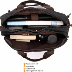 Coupon ❤️ Jeusin® Multifunctionele Comfortabele Laptoptas 3-in-1 Rugtas - Schoudertas - Voor 17,3-inch Laptop Formaat - Zwart 🛒 -Samsonite Winkel 550x535