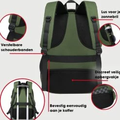 Nieuw π Kono Rugzak XL - Schooltas - 17,3 Inch Laptop Rugtas - Dames/Heren - 36L - Waterafstotend - Groen βοΈ 14 Nieuw π Kono Rugzak XL - Schooltas - 17,3 Inch Laptop Rugtas - Dames/Heren - 36L - Waterafstotend - Groen βοΈ -Samsonite Winkel 550x536 4