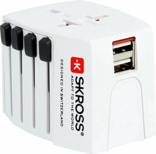 Beste recensies van β Skross - Pro Light Wereld Reisadapter & USB - Zwitserse Kwaliteit - Input Voltage 100V- 250V π 4 Beste recensies van β Skross - Pro Light Wereld Reisadapter & USB - Zwitserse Kwaliteit - Input Voltage 100V- 250V π - Afbeelding 2