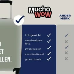 Beste deal 🥰 MuchoWow® Koffer - Quotes - Spreuken - Mij Niet Bellen. - Groen - Past Binnen 55x40x20 Cm En 55x35x25 Cm - 👜 Handbagage - Trolley - Fotokoffer 👏 11 Beste deal 🥰 MuchoWow® Koffer - Quotes - Spreuken - Mij Niet Bellen. - Groen - Past Binnen 55x40x20 Cm En 55x35x25 Cm - 👜 Handbagage - Trolley - Fotokoffer 👏 -Samsonite Winkel 550x544 8