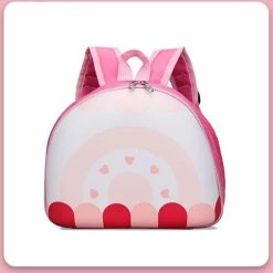 Flash-uitverkoop 😍 Merkloos Rugtasje - Rugzak - Schooltas Hard Shell Regenboog Roze Wit - Waterdicht - Jongens - Meisjes - Cadeau - Sinterklaas - Kerst - 1 Jaar - 2 Jaar 🌟