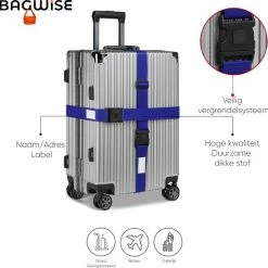Aanbiedingen ❤️ Bagwise 2 X Kofferriem - Bagage Band - Luggage Belt - Bagage Gordel -Afstelbaar - 200cm X 5 Cm - Blauw ✔️ 15 Aanbiedingen ❤️ Bagwise 2 X Kofferriem - Bagage Band - Luggage Belt - Bagage Gordel -Afstelbaar - 200cm X 5 Cm - Blauw ✔️ -Samsonite Winkel 550x548 7