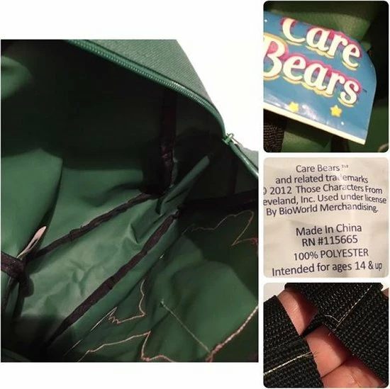Uitgang ✔️ Difuzed Care Bears Mini Rugtas Groen Good Luck Beer ❤️ 5 Uitgang ✔️ Difuzed Care Bears Mini Rugtas Groen Good Luck Beer ❤️ - Afbeelding 3