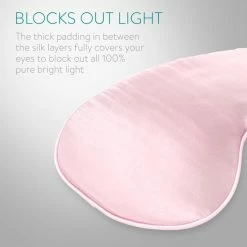 Nieuw 😍 Navaris Oogmasker Van 100% Zijde – Superzacht Slaapmasker Van Natuurlijk Zijde - Met Verstelbaar Bandje - Roze 😉 -Samsonite Winkel 550x550 126