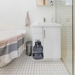 Flash-uitverkoop 🤩 Denver Travel Toilettas Met Haak En Opbergvakken - Heren & Dames - Waterafstotend - Grijs 👍 -Samsonite Winkel 550x550 216