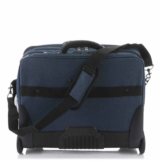 Goedkoopste ๐ Dermata Business Laptop Trolley Canvas 3456CV Petrol โค๏ธ 5 Goedkoopste ๐ Dermata Business Laptop Trolley Canvas 3456CV Petrol โค๏ธ - Afbeelding 3