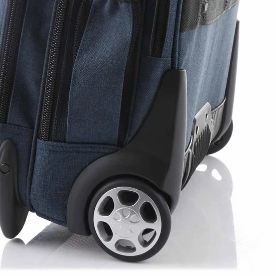 Goedkoopste ๐ Dermata Business Laptop Trolley Canvas 3456CV Petrol โค๏ธ 6 Goedkoopste ๐ Dermata Business Laptop Trolley Canvas 3456CV Petrol โค๏ธ - Afbeelding 4