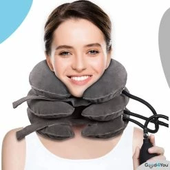 Korting 🔔 Good4You Memory Foam Reiskussen - Traagschuim Nek Kussen - Comfort Reiskussentje - Travel Pillow - Neksteun Voor Reis, Vliegtuig Of Auto - U-Vorm – Grijs 🎉 -Samsonite Winkel 550x550 24