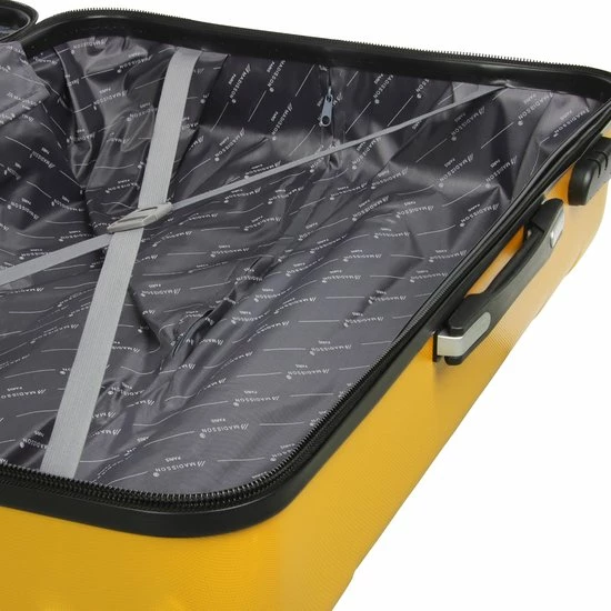 Aanbiedingen 👍 Madison Madisson - Reis Koffer - 70cm - Cijferslot- Lichtgewicht Koffer - 4 Wielen- Geel - Black Friday 2022 😉 5 Aanbiedingen 👍 Madison Madisson - Reis Koffer - 70cm - Cijferslot- Lichtgewicht Koffer - 4 Wielen- Geel - Black Friday 2022 😉 - Afbeelding 3