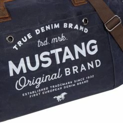 Aanbiedingen ⌛ Mustang® Official Mustang® Genua Sporttas - Weekendtas - Reistas - Sporttas - 👜 Handbagage - 42 Liter - Canvas - Blue Denim 🎉 -Samsonite Winkel 550x550 387