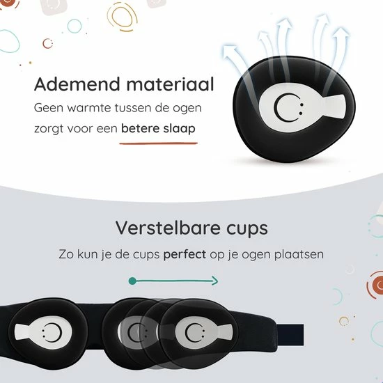 Hete verkoop โญ Numsy Luxe 3D Slaapmasker Unisex - Oogmasker Slaap - 100% Verduisterend ๐ 5 Hete verkoop โญ Numsy Luxe 3D Slaapmasker Unisex - Oogmasker Slaap - 100% Verduisterend ๐ - Afbeelding 3