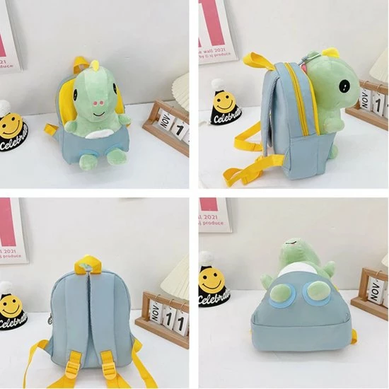 Beste Verkoop π₯° Merkloos Rugtasje - Rugzak - Schooltas Met Knuffel Dinosaurus Lichtblauw - Geel - Dino - Jongens - Meisjes - Cadeau - Sinterklaas - Kerst - 1 Jaar - 2 Jaar π 4 Beste Verkoop π₯° Merkloos Rugtasje - Rugzak - Schooltas Met Knuffel Dinosaurus Lichtblauw - Geel - Dino - Jongens - Meisjes - Cadeau - Sinterklaas - Kerst - 1 Jaar - 2 Jaar π - Afbeelding 2