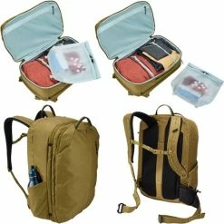 Beste deal 🎉 Thule Reistassen Zonder Wielen / Rugzak / Laptoptas / Schooltas - Aion - 16 Inch - 40 Liter - Goud 🔥 -Samsonite Winkel 550x550 481