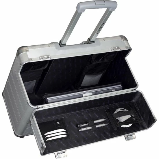 Promo π₯° Trolley Pilotenkoffer Alumaxx - DISCOVERY Aluminium Mat Zwart π₯ 4 Promo π₯° Trolley Pilotenkoffer Alumaxx - DISCOVERY Aluminium Mat Zwart π₯ - Afbeelding 2