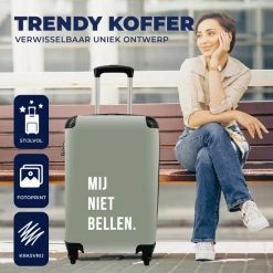 Beste deal 🥰 MuchoWow® Koffer - Quotes - Spreuken - Mij Niet Bellen. - Groen - Past Binnen 55x40x20 Cm En 55x35x25 Cm - 👜 Handbagage - Trolley - Fotokoffer 👏 13 Beste deal 🥰 MuchoWow® Koffer - Quotes - Spreuken - Mij Niet Bellen. - Groen - Past Binnen 55x40x20 Cm En 55x35x25 Cm - 👜 Handbagage - Trolley - Fotokoffer 👏 -Samsonite Winkel 550x550 521
