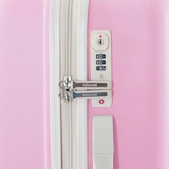 Gloednieuw โญ Decent Star Maxx Large Koffer - 76 Cm - TSA Slot - Pastel Roze ๐งจ 9 Gloednieuw โญ Decent Star Maxx Large Koffer - 76 Cm - TSA Slot - Pastel Roze ๐งจ - Afbeelding 7