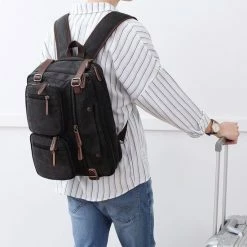 Coupon ❤️ Jeusin® Multifunctionele Comfortabele Laptoptas 3-in-1 Rugtas - Schoudertas - Voor 17,3-inch Laptop Formaat - Zwart 🛒 -Samsonite Winkel 550x550 70