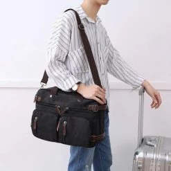 Coupon ❤️ Jeusin® Multifunctionele Comfortabele Laptoptas 3-in-1 Rugtas - Schoudertas - Voor 17,3-inch Laptop Formaat - Zwart 🛒 -Samsonite Winkel 550x550 71