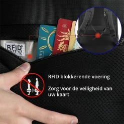 Goedkoop ✔️ Brandie® - Rugzak - Laptop Rugzak Tot 15.6 Inch Voor Unisex - Schooltas - Waterdicht - Anti-diefstal TSA Slot - USB Poort - Met Regenhoes - Schoudertas Voor Reizen En Zakelijk Werk - Gewicht 1.3KG - Maat18*30*47 Inch - Zwart 🔥 -Samsonite Winkel 550x550 730