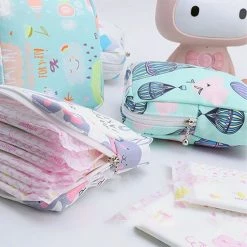 Korting ❤️ Marishop Maandverband Tasje - Make-up Tasje - Handig Opberg Tasje - Dames - Beige Plant 🌟 -Samsonite Winkel 550x550 74