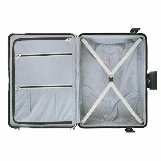 Uitgang ๐ CarryOn Steward Kofferset - 2-delige TSA Trolleyset Met Kliksloten - Dubbele Wielen - Zwart ๐ 10 Uitgang ๐ CarryOn Steward Kofferset - 2-delige TSA Trolleyset Met Kliksloten - Dubbele Wielen - Zwart ๐ - Afbeelding 8
