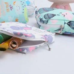 Korting ❤️ Marishop Maandverband Tasje - Make-up Tasje - Handig Opberg Tasje - Dames - Beige Plant 🌟 -Samsonite Winkel 550x550 76