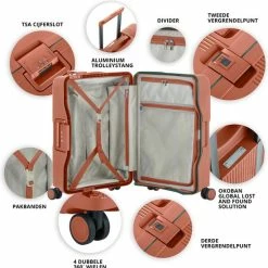 Aanbiedingen 🎁 CarryOn Protector Luxe 👜 Handbagage Koffer - Trolley 55cm Met TSA-klikslot - 4-delige Packer Set - Ultralicht - Terra Oranje 😉 15 Aanbiedingen 🎁 CarryOn Protector Luxe 👜 Handbagage Koffer - Trolley 55cm Met TSA-klikslot - 4-delige Packer Set - Ultralicht - Terra Oranje 😉 -Samsonite Winkel 550x553 11