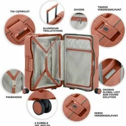 Aanbiedingen 🎁 CarryOn Protector Luxe Koffer - Trolley 66cm Met TSA-klikslot - 4-delige Packer Set - Ultralicht - Terra Oranje 💯 -Samsonite Winkel 550x553 13