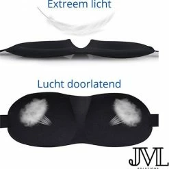 Hete verkoop ✔️ JML Luxe Slaapmasker - 100% Verduisterend - Zwart - 2 Stuks 😍 -Samsonite Winkel 550x554