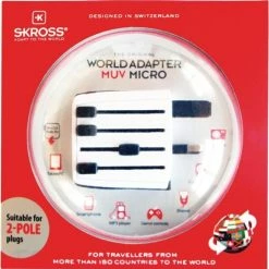 Gloednieuw 🤩 SKROSS Reisstekker World Adapter MUV Micro 😉 -Samsonite Winkel 550x555